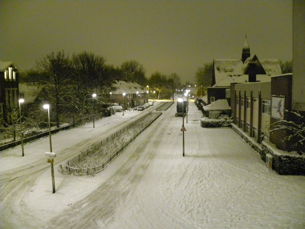 Winterse beelden - nacht van 20 december 2010